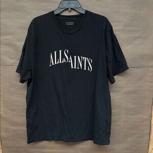 All Saints Black Men's Shirt